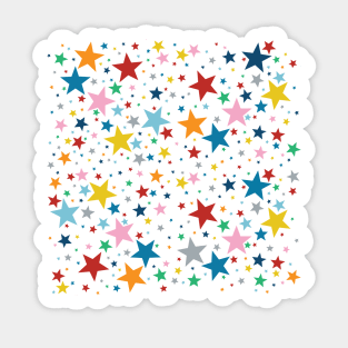 Stars Rainbow Repeat Sticker